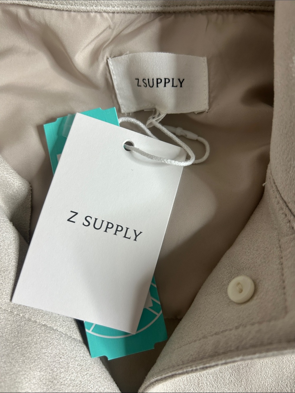 NWT (size XS) Z SUPPLY
Dylan Faux Suede Jacket - Picture 5 of 7